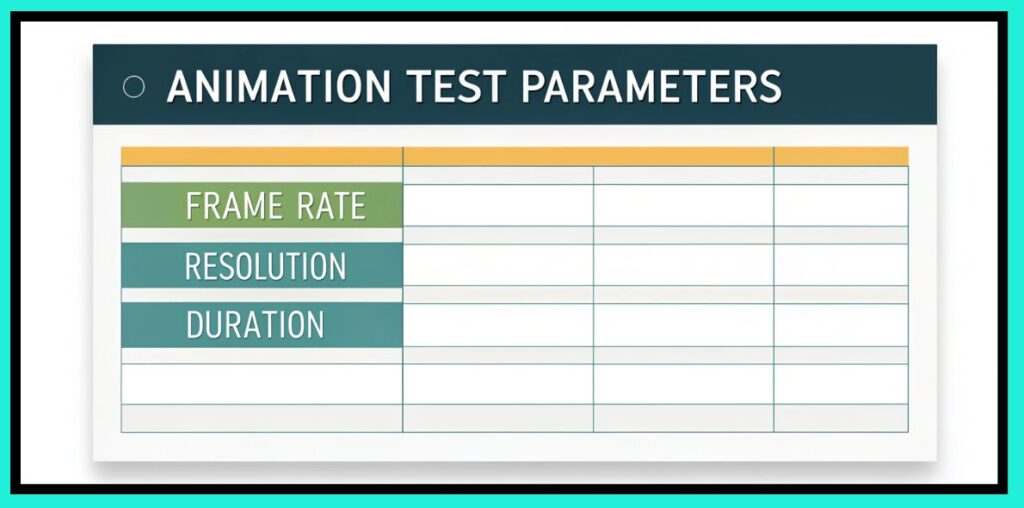 Animation Test Parameters