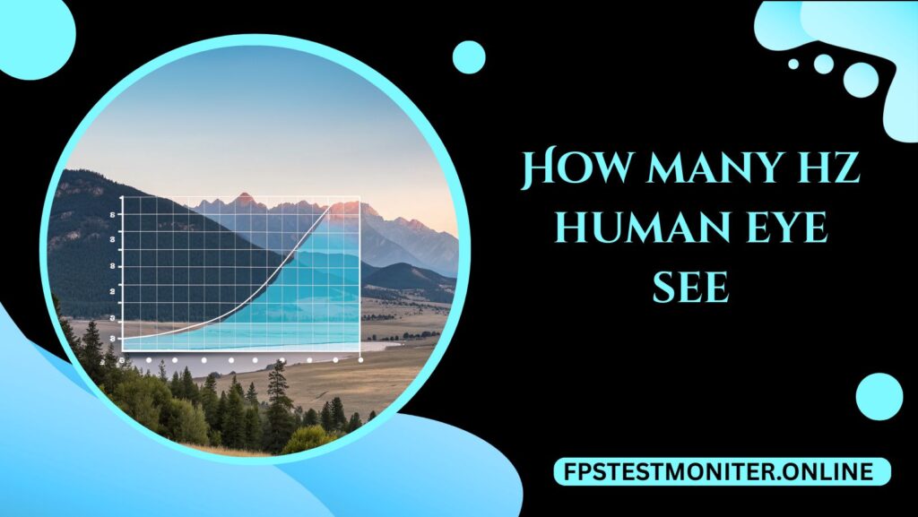 How many hz human eye see