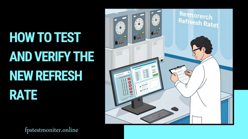 How To Test And Verify The New Refresh Rate